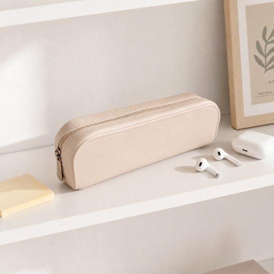 Silicone Pencil Case with Smooth Zipper Durable And Stain-Resistant Pen Holder for School