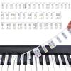 New Removable Piano Keyboard Stickers – 88/61 Key Note Labels For Beginners, Colorful Learning Guide With Letter Names