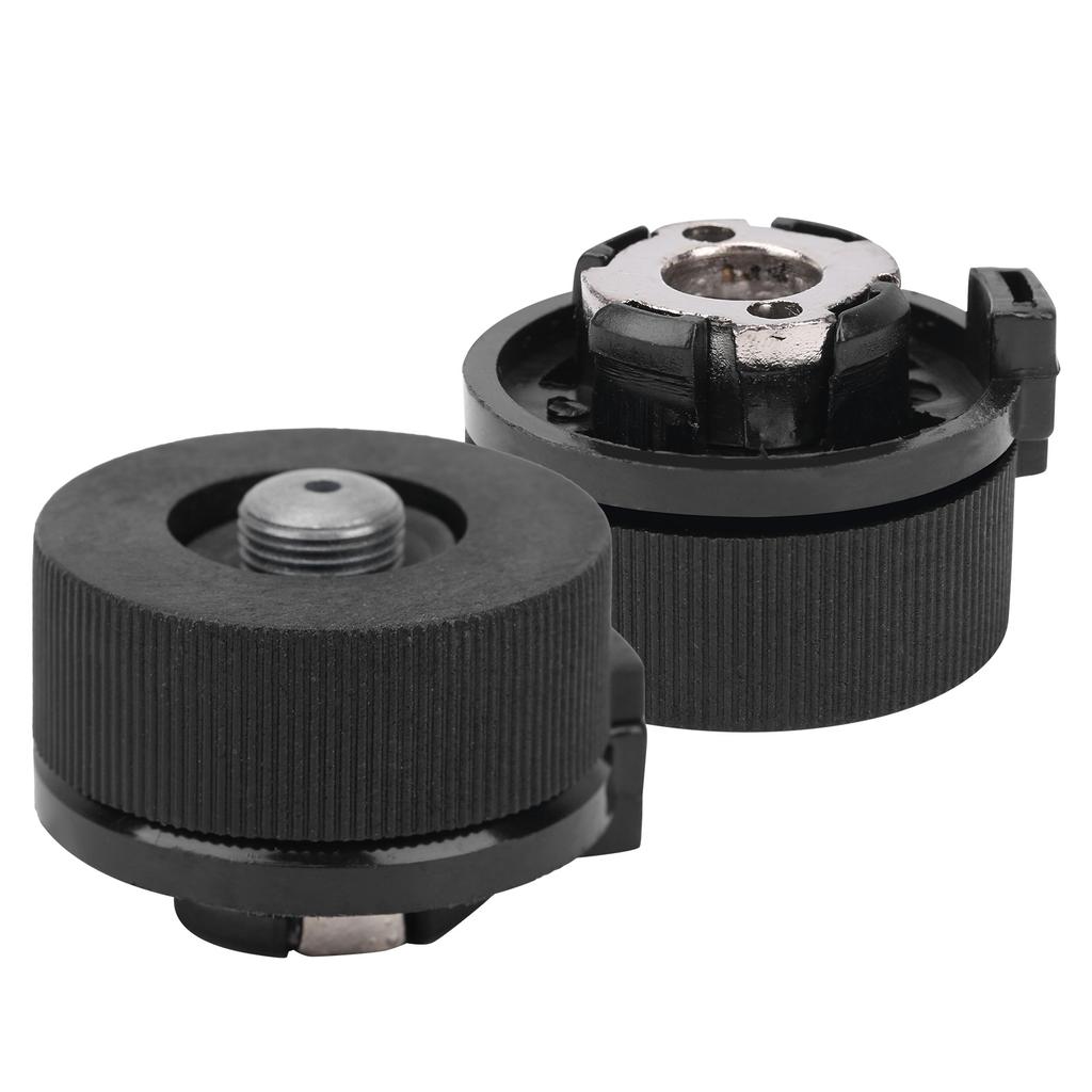 2pcs Round Outdoor Camping Stove Furnace End Adapter Split Type Furnace Converter