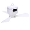 Battery Powered Ceiling Fan with Light Cordless Camping RV Tent Fan USB Rechargeable for Outdoor Home