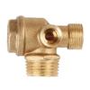 3-Way Unidirectional Check Valve Connect Pipe Brass/Zinc Alloy High Quality