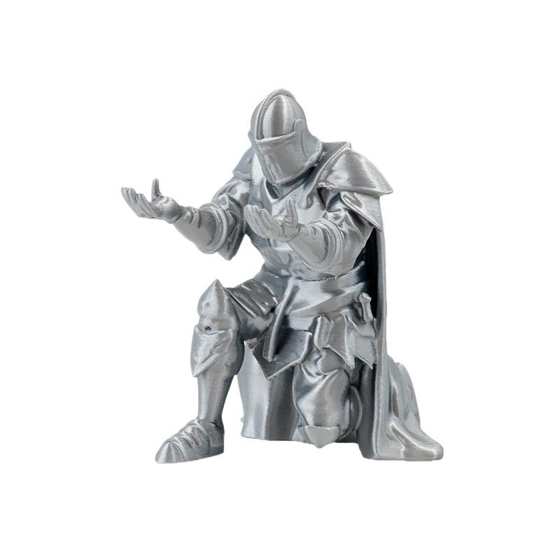 Creative Ninja-Style Single Kneeling Knight Pen Holder Armor Knight Kneeling Figurine Pen Holder Desktop Stand Storage Decor