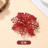 Plastic Christmas Flower Decorations Tree Ornamentation Festive Holiday Party Home Xmas Decoration Supplies