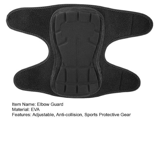 Adjustable Elbow Brace Guard for Baseball & Softball, Anti-collision Sports Protection Brace, Thickened EVA Pad Protector Youth Adults Athletic