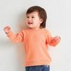 MIKIHOUSE HOT BISCUITS Baby Sweatshirt Boys Girls Long Sleeve Terry Pile Pullover Kids Clothing Orange 90cm 70-5602-688
