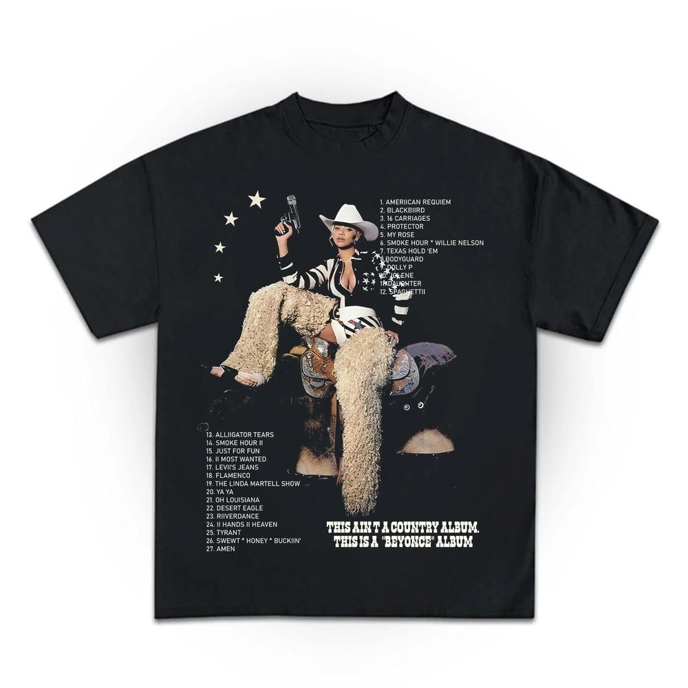 

NEW!!Beyonce Cowboy Carter Tour Shirt Unisex T-shirt, Gift for Fan Beyonce. 4XL