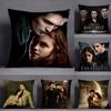 Classic Movie TV Film T-Twilight Pillow Case Square Double-Sided Printing Short Plush Sofa Cushion Cover Bedside Pillow