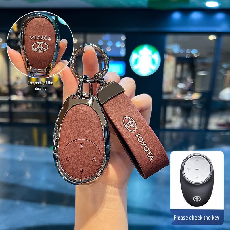 Toyota BZ3X Platinum Key Case with Remote Control Shell for 2025 Models