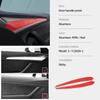 For Tesla Model Y Model 3 2019-2022 Made of Alcantara Dashboard Door Panel Trim Strips Instrument Stickers Car Inteior Accessory