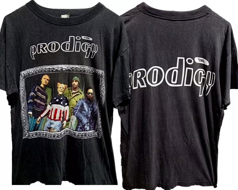 Футболка унисекс The Prodigy Band Firestarter Альбом Двусторонняя Полный размер S-5XL XXXXL
