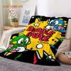 Cartoon Bubble Bobble Puzzle Bobble Retro Game Soft Flannel Blanket for Beds Bedroom Sofa Picnic,Throw Blanket Outdoors Leisure