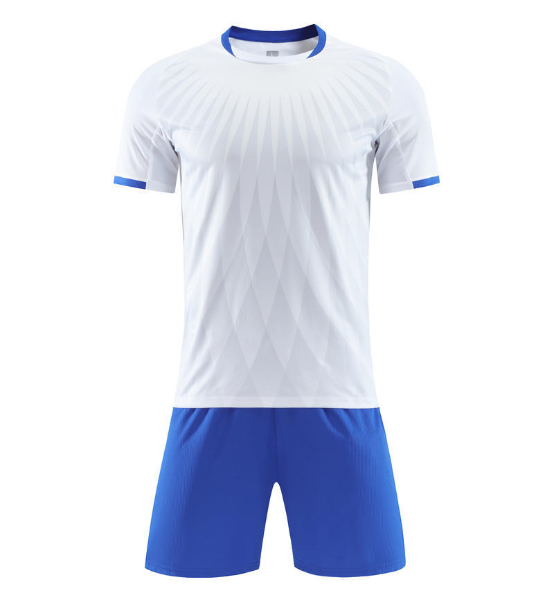 Ensemble Uniforme de Football Homme Été Uniforme de Football Plaque Légère Équipe de Compétition Étudiante Entraînement Uniforme Enfant Adulte Maillot Séchage Rapide 6332