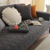 New Solid Color Sofa Seat Cushion Pure Cotton Cloth Non-slip Simple Four-season Cotton Sofa Cushion Cover Towel