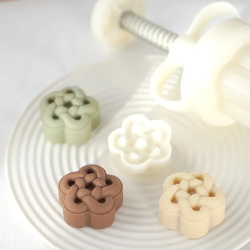 Embossed Pattern Cookie Mold Hand Press Stamps Mung Bean Cake Mold  Mid-Autumn Festival