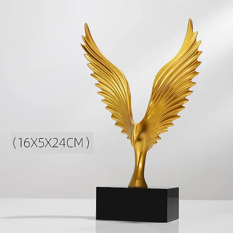 

Customizable High-End Eagle Shaped Resin Trophy Ornaments, Creative Honents Medal, Annual Meeting Award, Home Decor Crafts, 1Pc