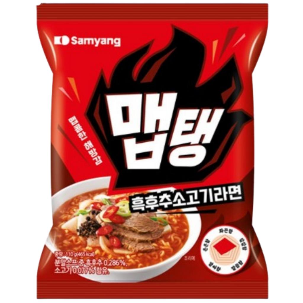Samyang Korean Ramen Single Pack(1PCS) – 10 Flavors To Choose From (Buldak, Crobo Buldak, Maptaeng, Etc.)