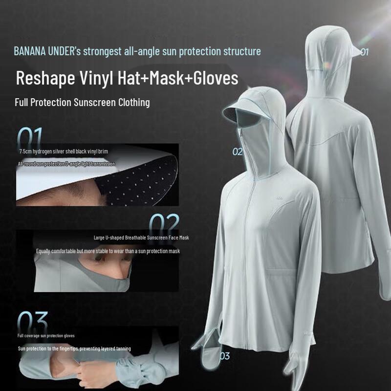 Beneunder Women s Full Protection Sun Protection Jacket AL823 M