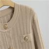 Knitted women's suit, Autumn new cardigan sweater+vest+skirt three piece set
