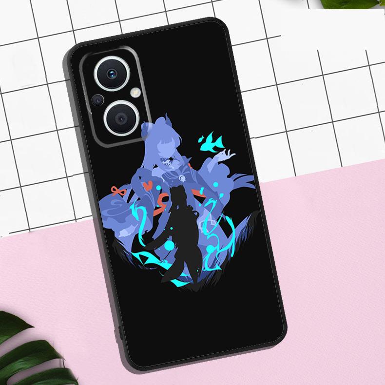 Sangonomiya Kokomi Genshin Impact Case For OPPO Reno 13F 13 12 12F 11 11F 8T 7 8 10 Pro OPPO Find X8 Pro X6 X3 X5 Lite Cover