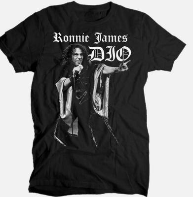 Camiseta Ronnie James DIO V3 NEGRA Unisex