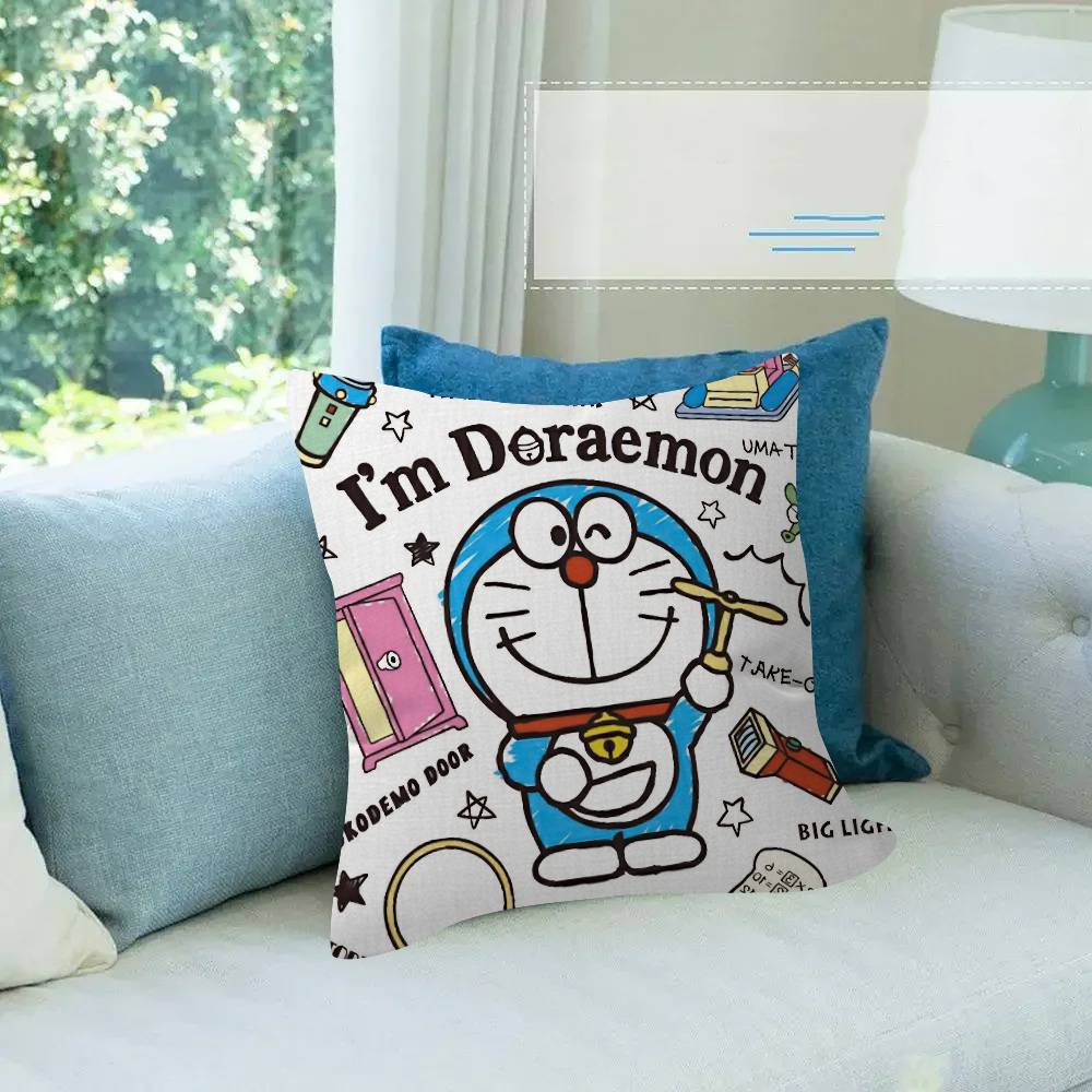 Pillow Cushion Cover Pillowcase Living Room Sofa Home Decor Anime D-D-Doraemones Classic