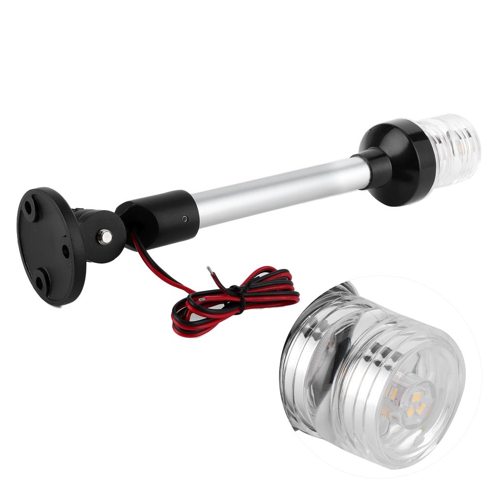Adjustable LED All Around Anchor Light Sailing Boat Yacht Signal Bulb Foldable Waterproof 360 degrees Round