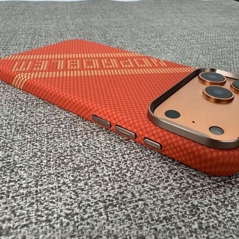 High Quality Carbon Fiber Pattern for Magsafe Phone Case for IPhone 17 Pro Max 16 15 Pro Magnetic Charge Anti-drop Protect Cover