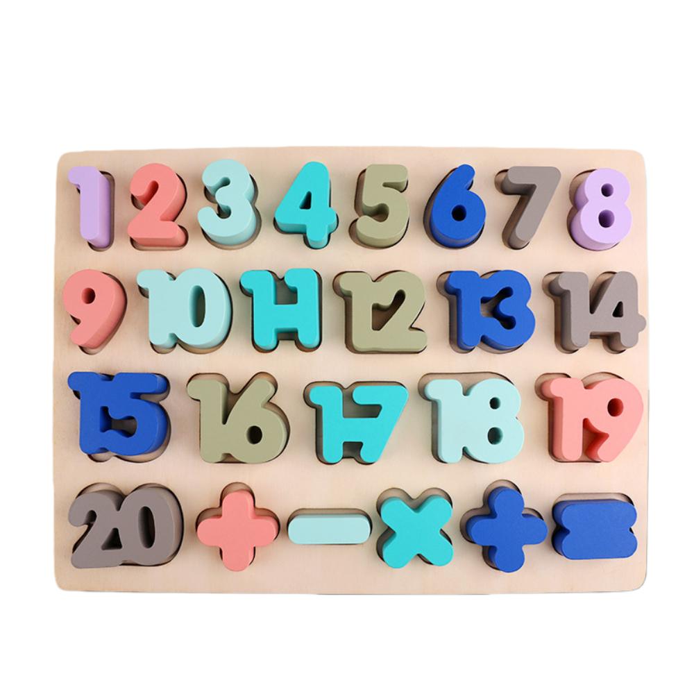 Early Education Alphabet Number Puzzle Matching Games Kids Puzzle Toys Birthday Gift