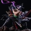 Anime One Piece Figure Battle Roronoa Zoro Scene 2 Heads Zoro Gk Statue Pvc Model Toys Doll Ornament Collection Gift