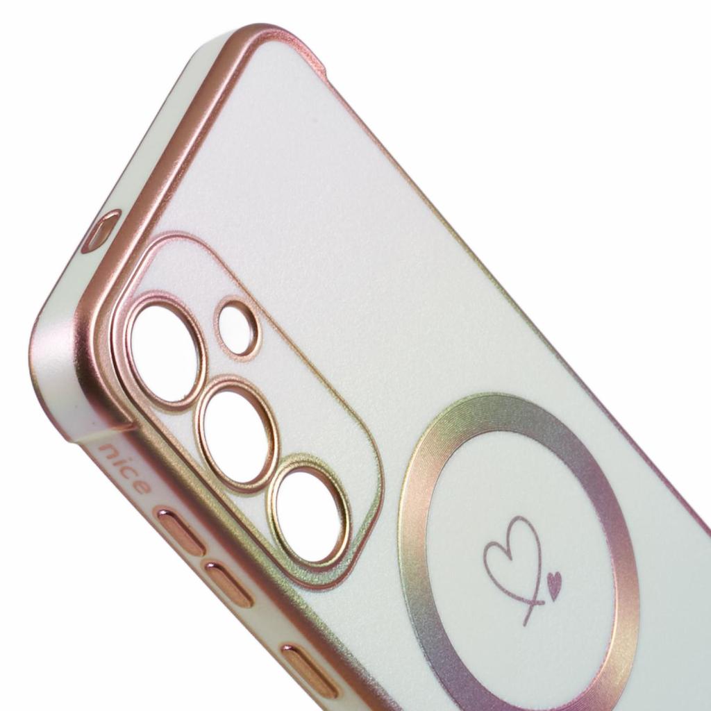 For Samsung Galaxy S23 FE Magnetic Case TPU Gradient Electroplated Phone Cover