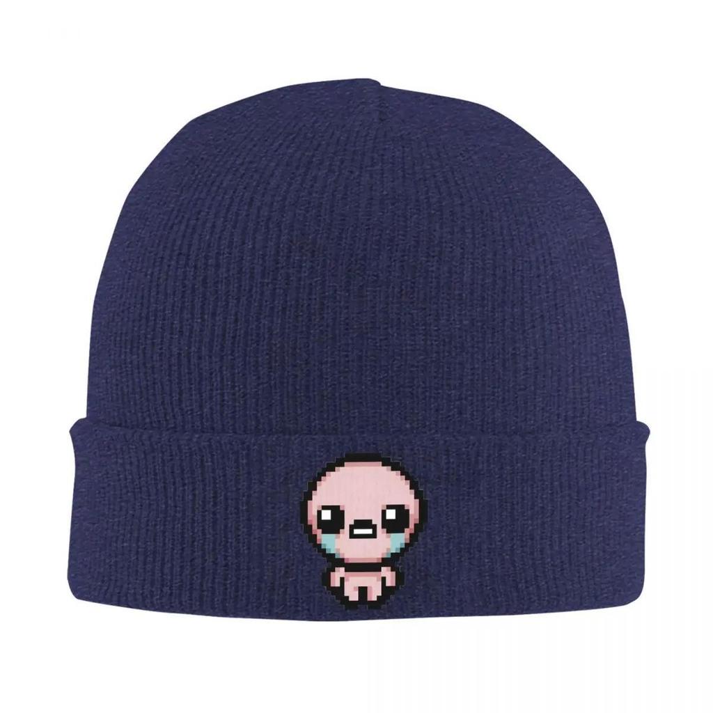 The Binding Of Isaac Pixel Knitted Hat Womens Unisexs Skullies Beanies Winter Hat Acrylic Warm Melon Cap