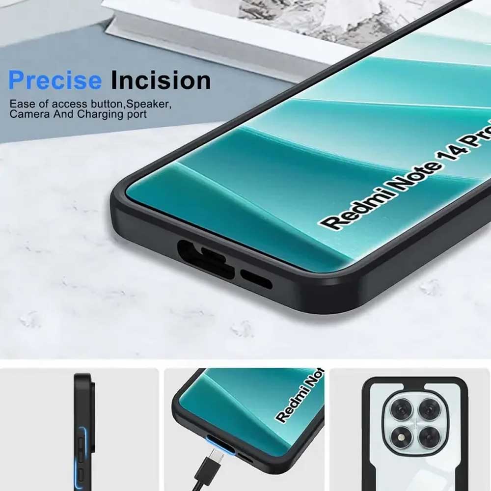 For Redmi Note 14 Pro PLus + 360 Full Body Screen Protector Transparent Case For Redmi Note 14 Pro 4G 5G Global Phone Cover