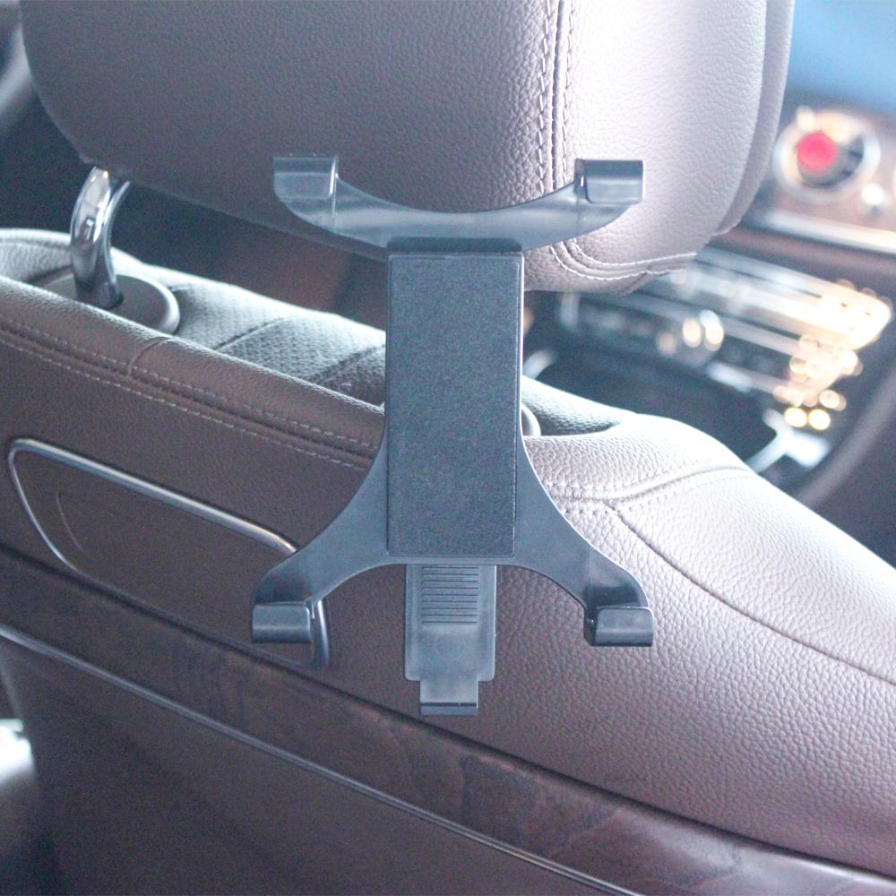 1 PC Black Car Back Seat Headrest Phone Holder Stretchable Tablet Stand Rear Pillow Adjustment Bracket For 4.7-12.9 Inch Ipid