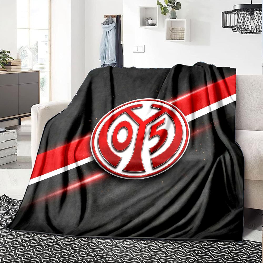 1. FSV Mainz 05 Flanelldecke, Hohe Qualität, Bequem für alle Jahreszeiten, Heimdekoration, Wärme und Komfort