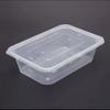 Disposable Rectangular Plastic Food Container with Lid