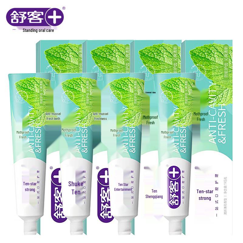 Shuke Refreshing Anti-Cavity Toothpaste 4x145g Pack