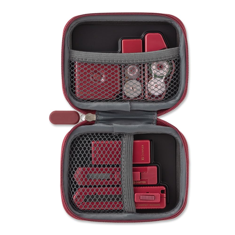 Midori Stationery Set XS Stationery Dark Red 35653006 Kit, A,