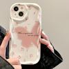 Creamy Wavy Edge Butterfly Painted Shockproof Phone Case for IPhone 17 16 Pro Max 11 12 13 14 15 Pro Max 16e 17e 16 Plus Cover