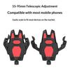 BENGGUO BG-1121 Bicycle Motorcycle Phone Holder 360-Degree Rotating Phone Mount for 55-95mm Devices Navigation Holder