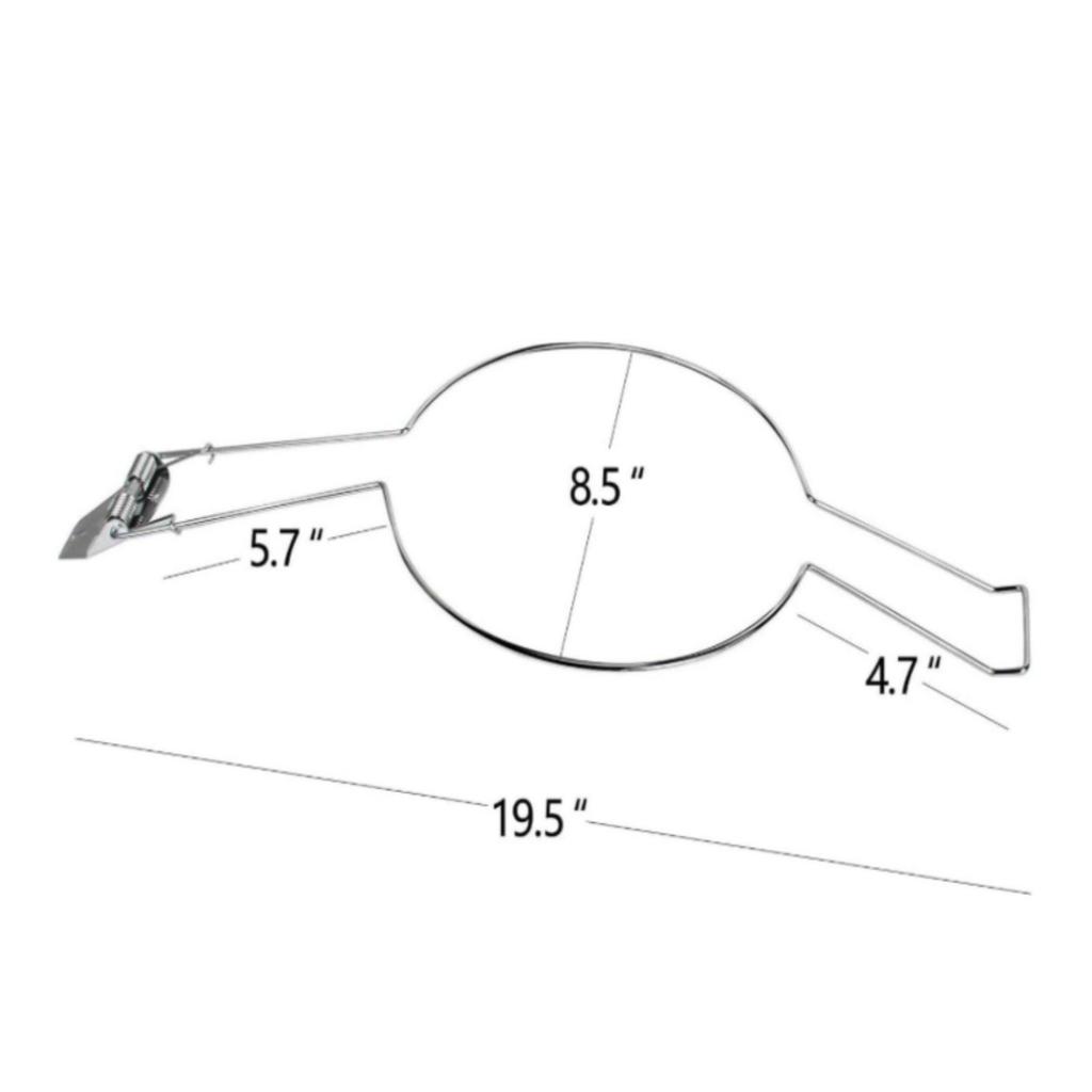 Wire Frame Hat Mount Spring Loaded Car Holder Space-Saving for Road Trips