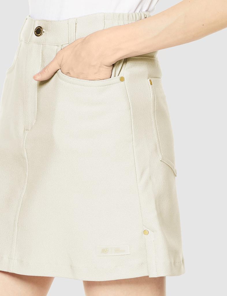 Golf Skirt Absorbent Quick 0 [New Balance] (Super Stretch/Sweat Drying) / Women's / 012-2234505 040_Beige [S]