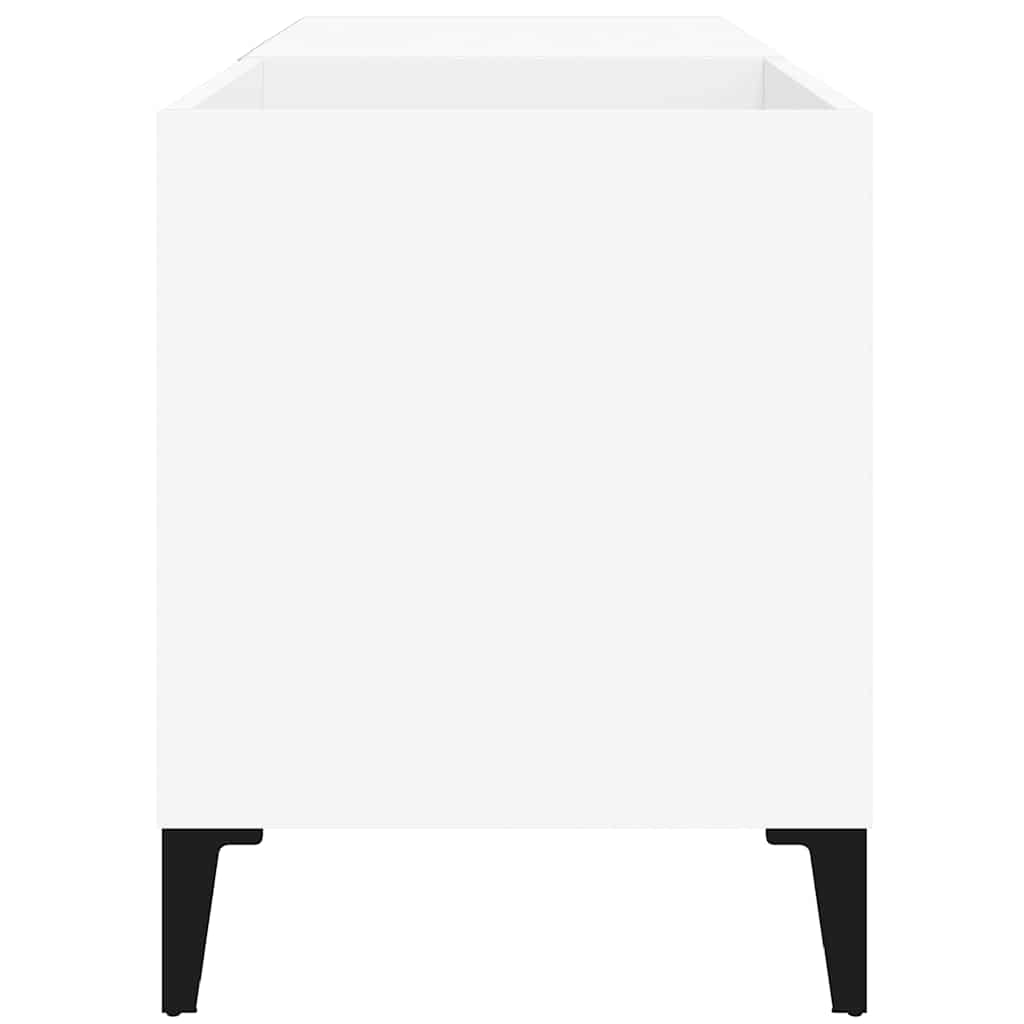 Vidaxl Szafka Na Płyty, Biała, 84,5X38X48 Cm, Materiał Drewnopochodny
