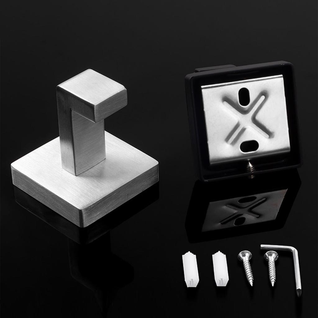 Multifunctional Stainless Steel Wall Hook for Shower Easy To Installion Support On Bathroom Door and Wall Decoration