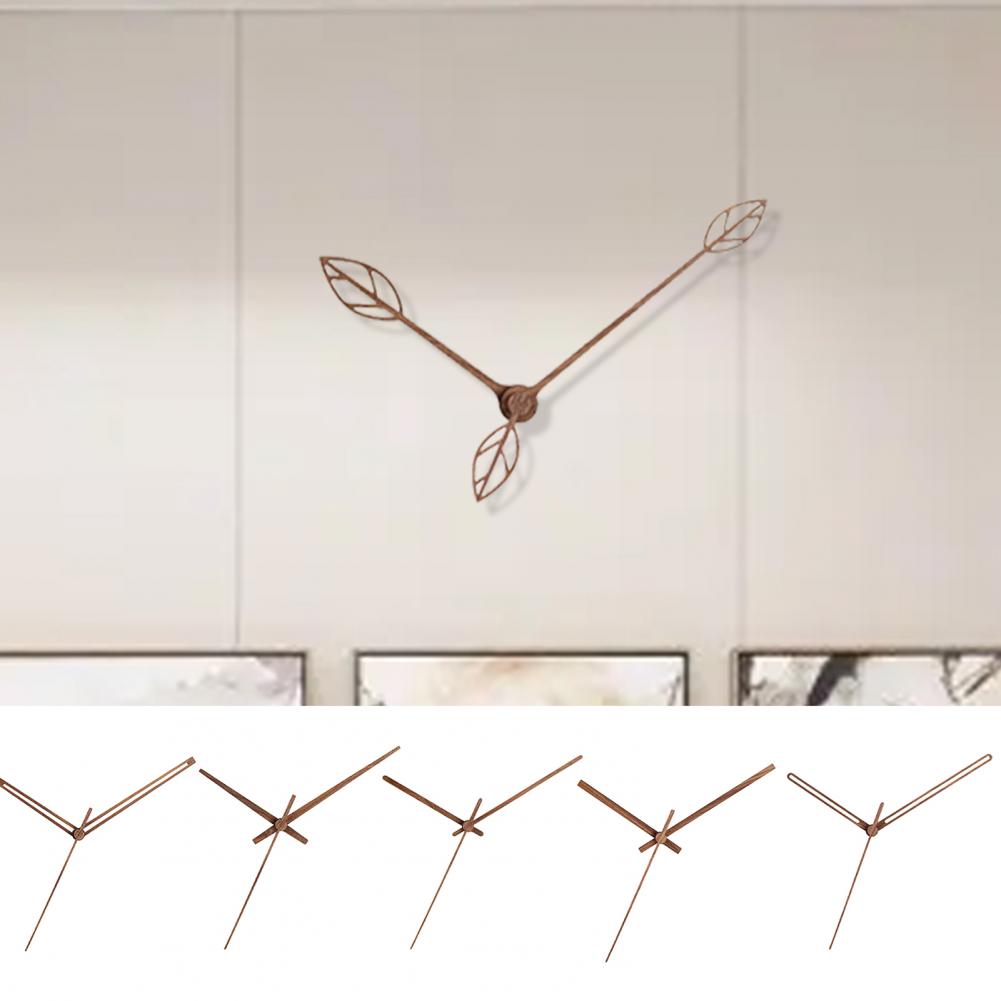 3Pcs/Set Durable Wall Clock Hands Long Clock Hands Solid Wood Repair Parts Wall Clock Hands Insert Kits