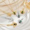 Necklace - Bee Butterfly Necklace - Accessory with Oil Droplets - Small-scale High-end Style - Collar Chain