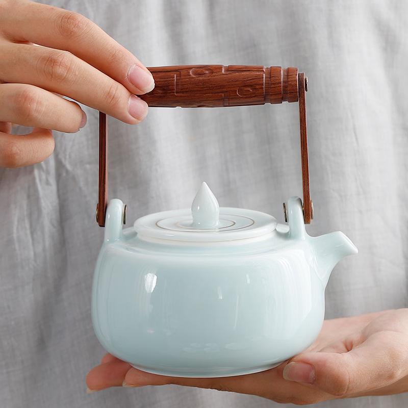 Chaxun Lotus Beam Handle Travel Tea Set