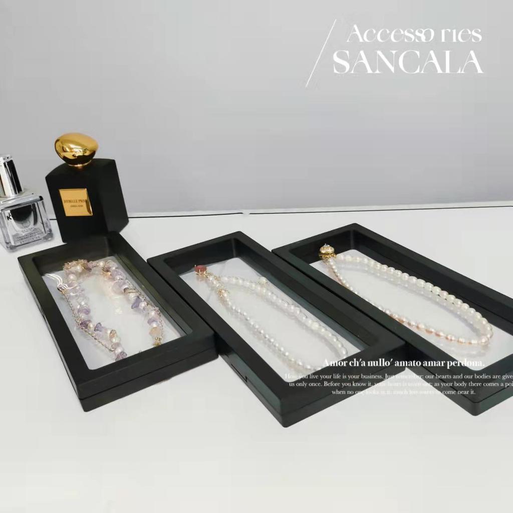 PE Thickened Pearl Bracelet Film Box: Anti-Tarnish, Anti-Oxidation Packaging (Bracelet Not Included).
