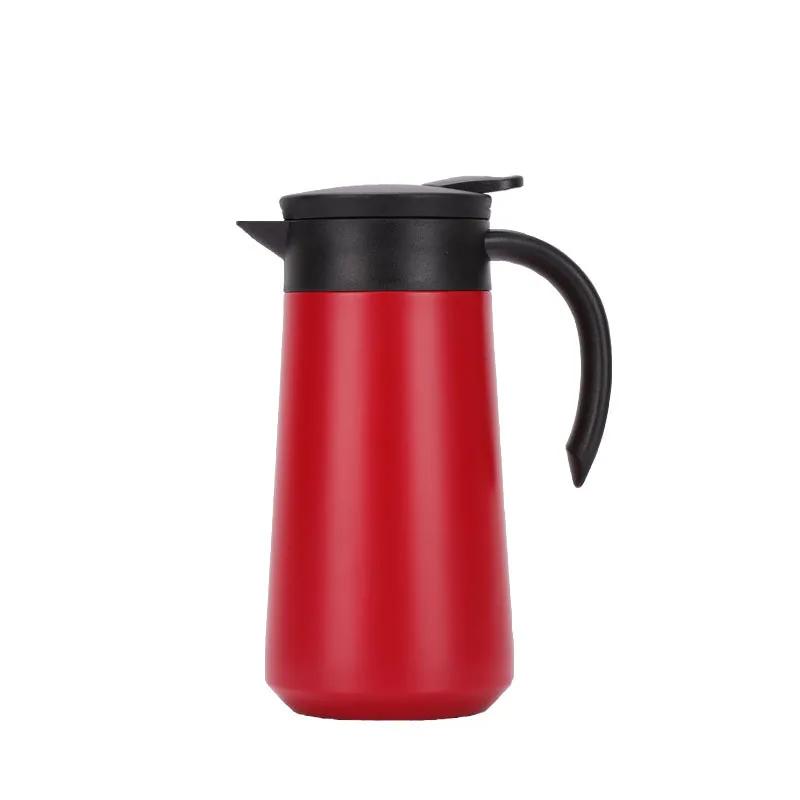 

800ML Thermos Jug Vacuum Stainless Pot Insulated Drinkware Portable Drinking Bottle Coffee Cup 800ML червоний