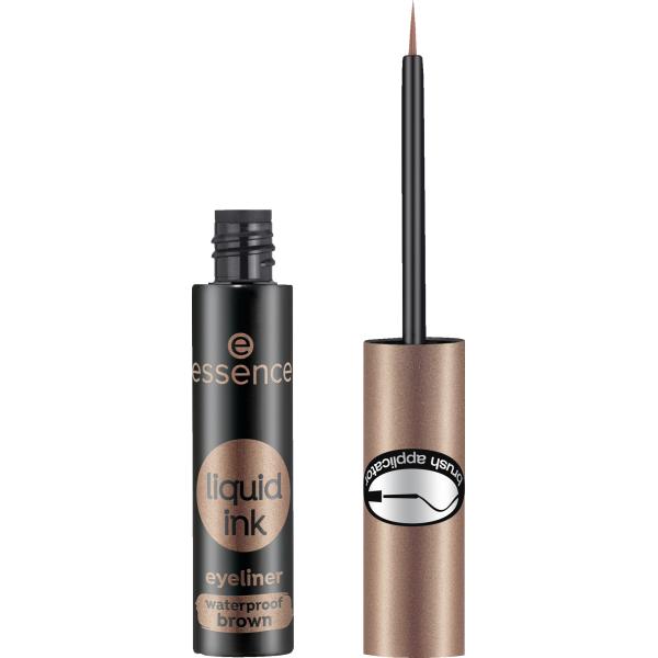 Essence Liquid Ink Eyeliner Waterproof 02 Brown 3ml