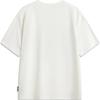 Li-Ning Comfortable Casual Loose Fit Round Neck Letter Print Short Sleeve T-Shirt Men Tops Off-White AHSU439-3